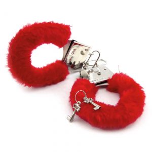 Red Furry Handcuffs
