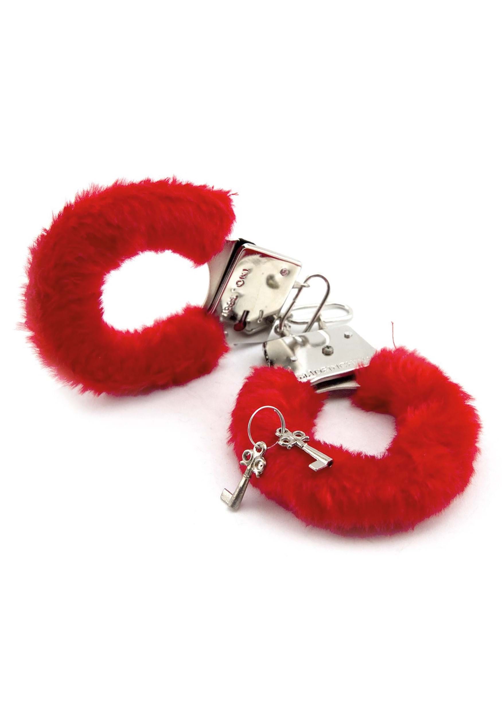 Red Furry Handcuffs