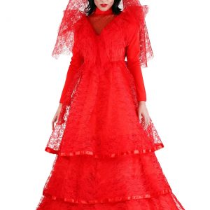 Red Gothic Wedding Dress Costume