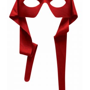 Red Masked Man w/Ties for Adults