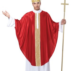Red Men's Pope Costume