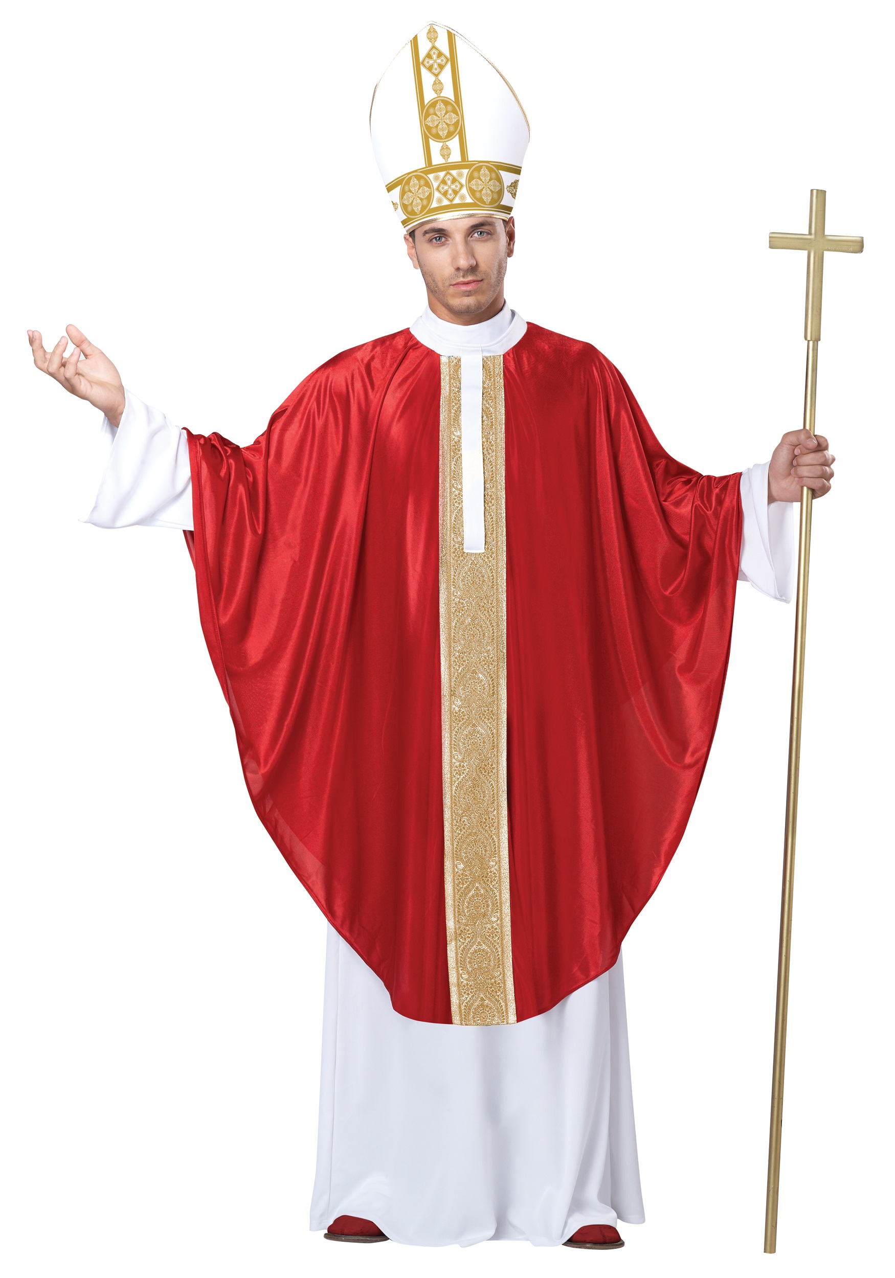 Red Men’s Pope Costume
