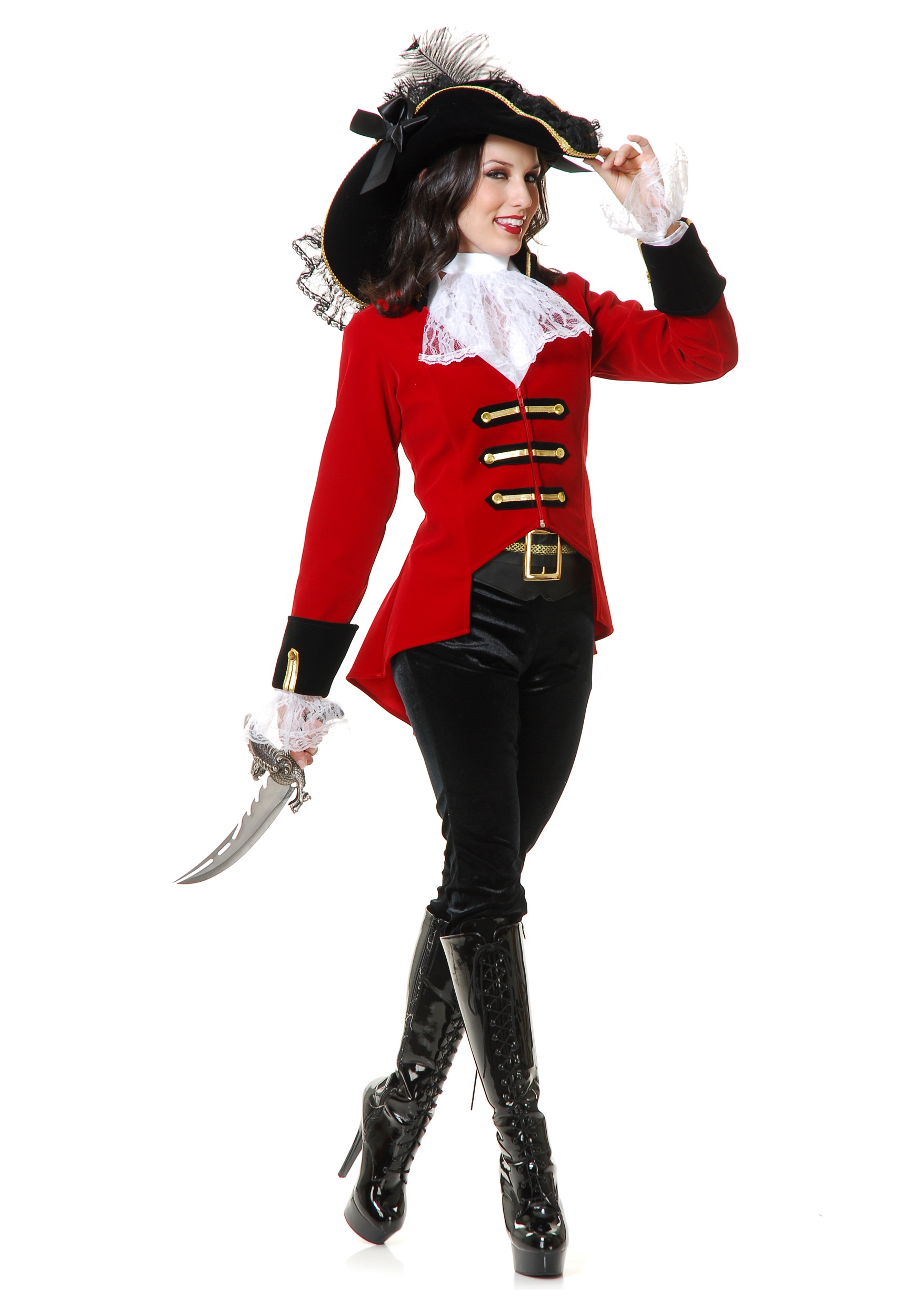 Regal Pirate Lady Costume for Women