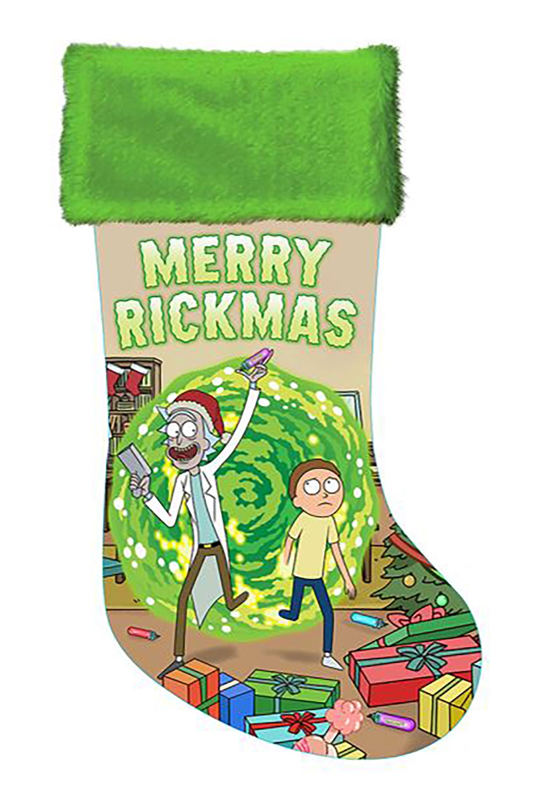 Rick & Morty Satin Stocking