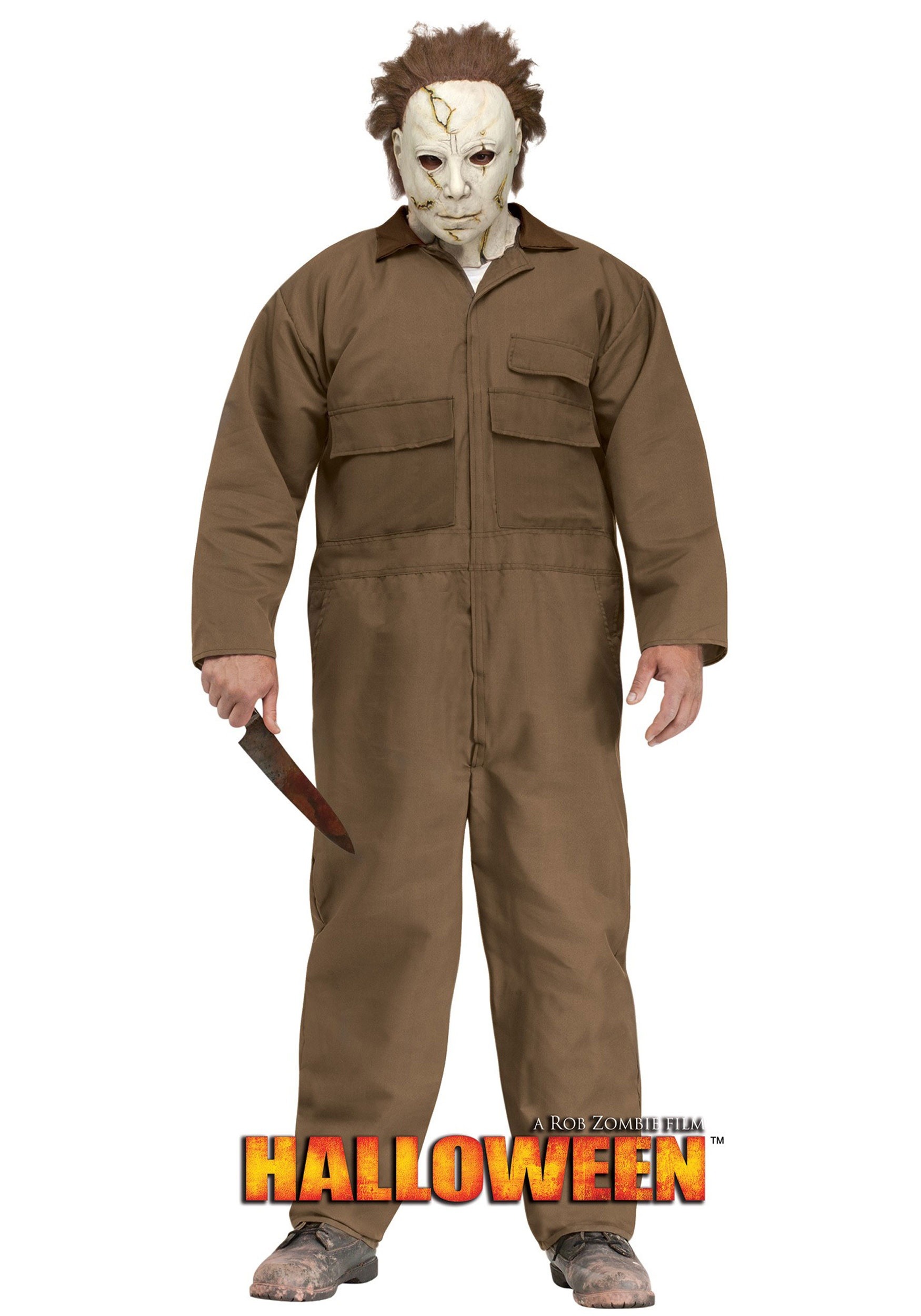 Rob Zombie Halloween Michael Myers Men’s Plus Size Costume