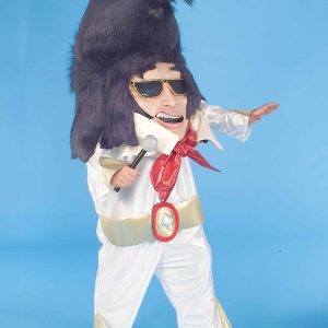 Rock 'n Roll King Parade Adult Mascot Costume