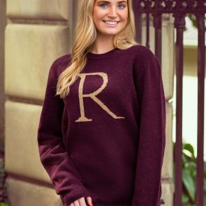 Ron Weasley "R" Christmas Sweater for Adults