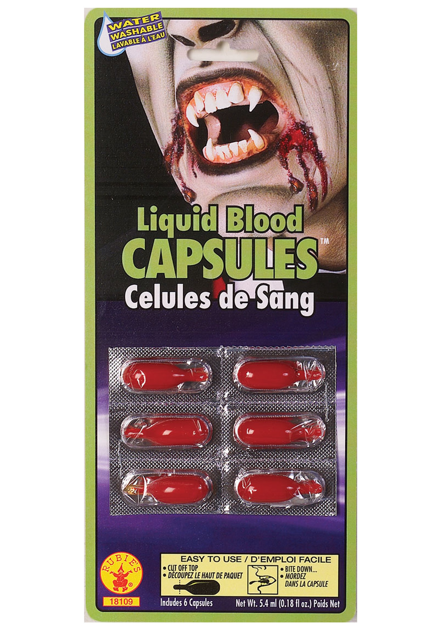 Rubies Blood Capsules