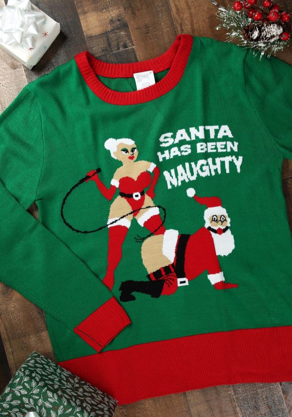 Santa Has Been Naughty Ugly Christmas Sweater