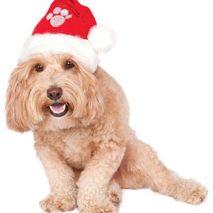 Santa Hat Dog Costume Accessory