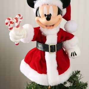 Santa Mickey Mouse Treetop Tabletop Piece