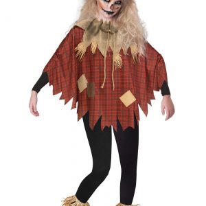 Scary Scarecrow Kid's Poncho