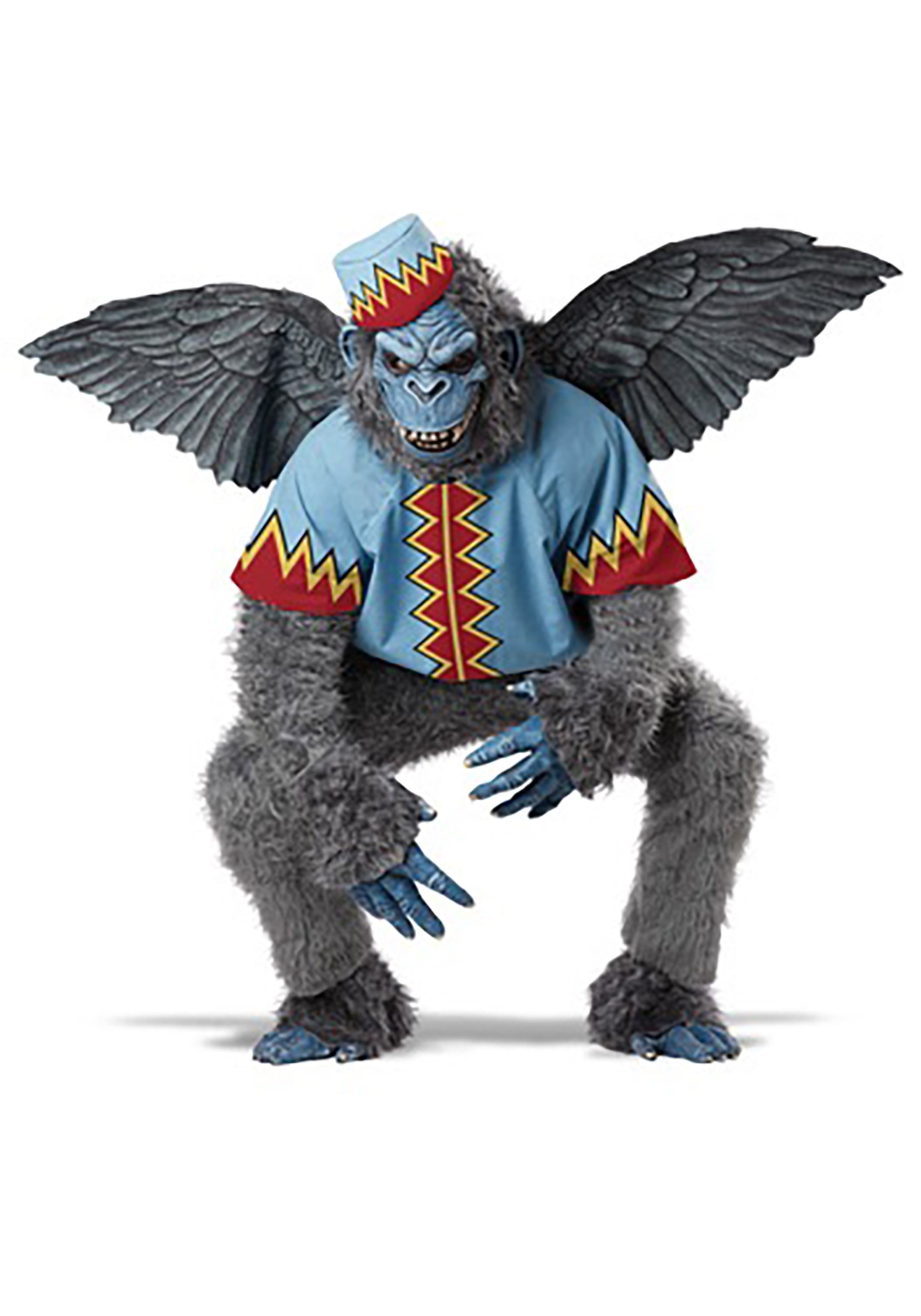 Scary Winged Monkey Costume for Adults