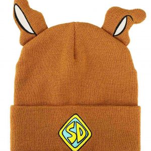 Scooby Doo 3D Plush Ears Embroidered Beanie
