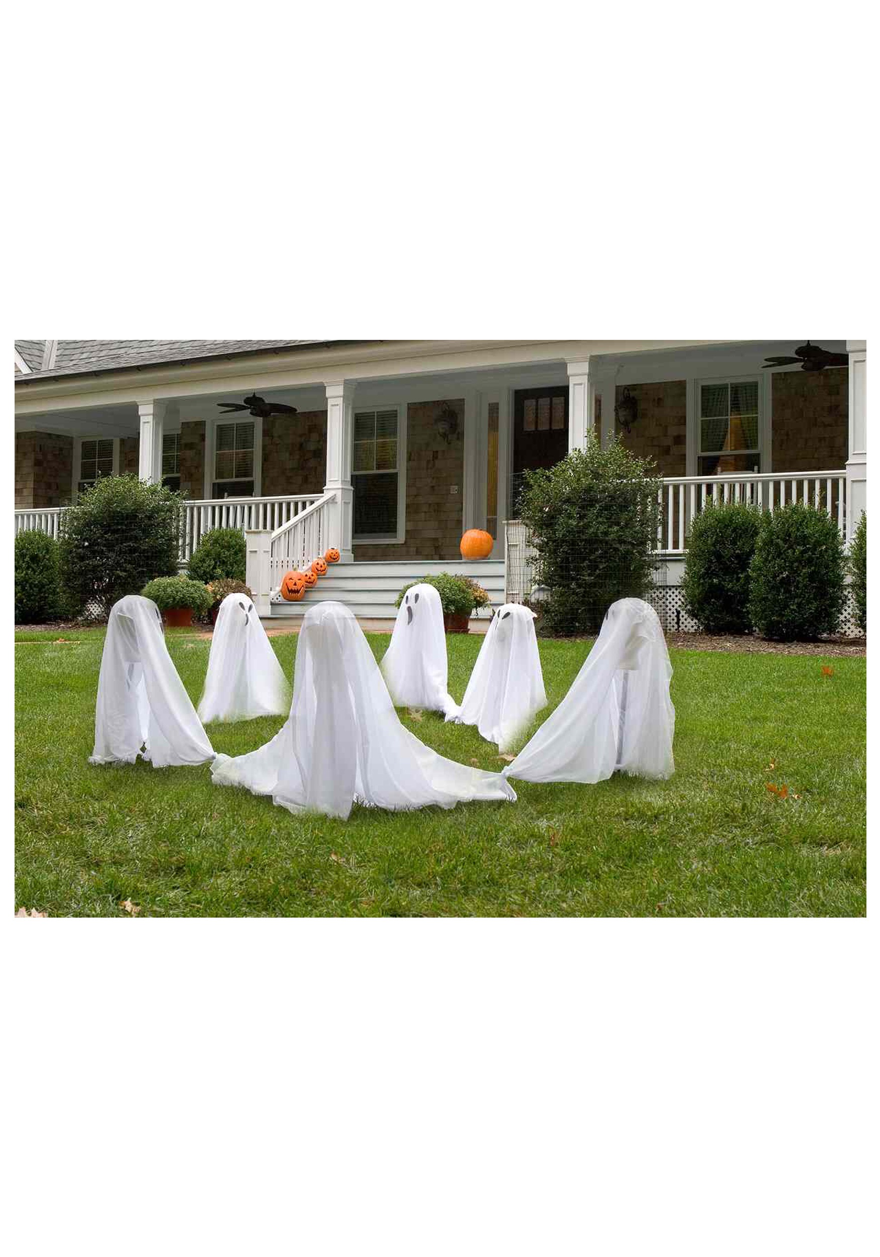 Set of 3 Ghostly Lawn Decoration