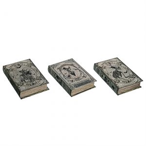 Set of Three 9" Fright Night Book Boxes Prop