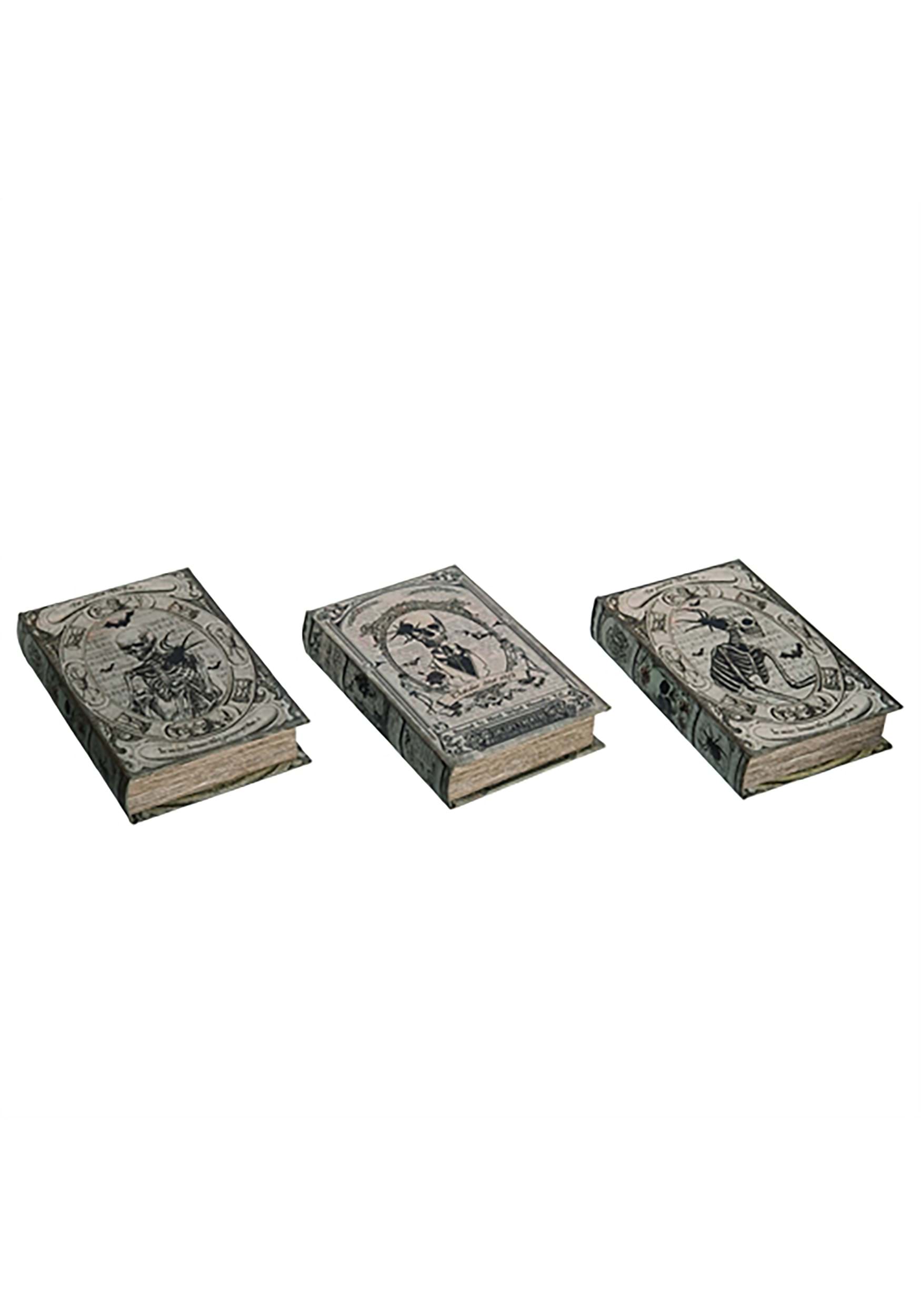 Set of Three 9″ Fright Night Book Boxes Prop