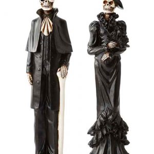 Set of Two Skeleton Figurines Decoration