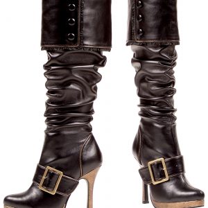 Sexy Buckle Pirate Boots for Women
