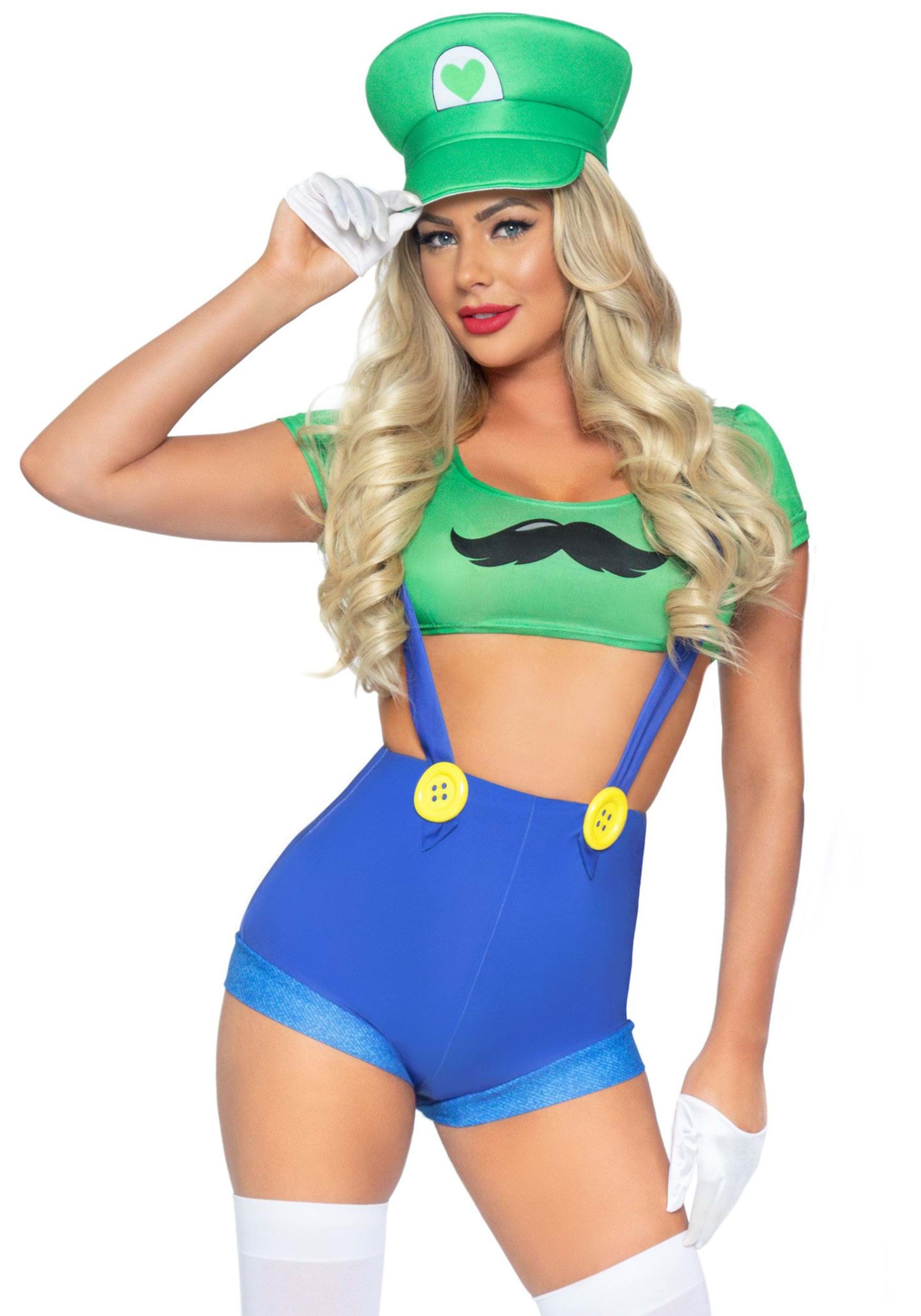 Sexy Piece Green Gamer Babe Women’s Costume