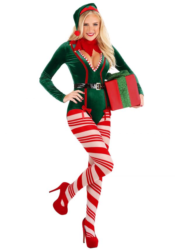 Sexy Santa Elf Costume for Women