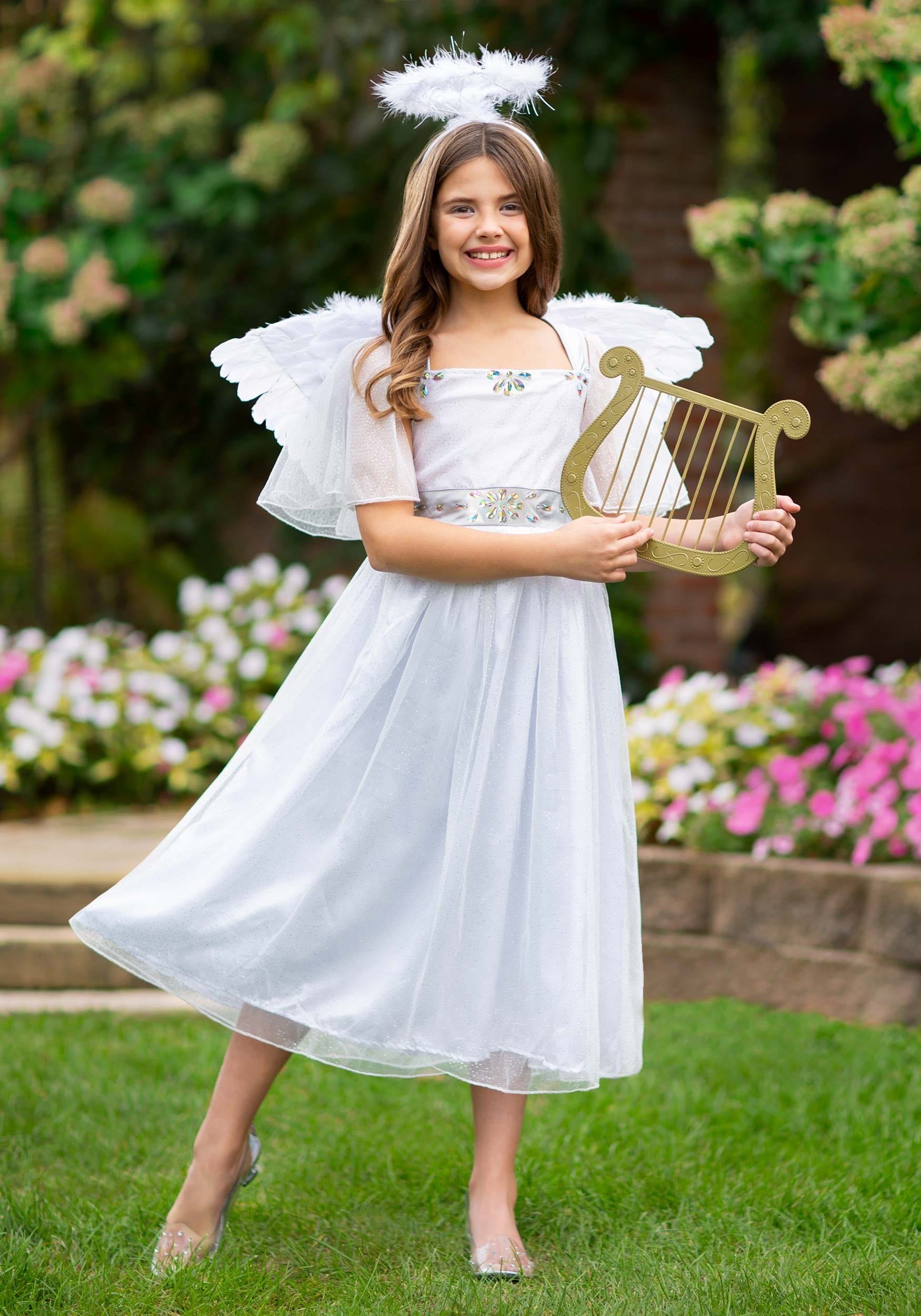 Shimmering Angel Costume for Girls