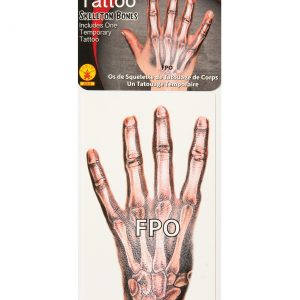 Skeleton Bones Hand Tattoo