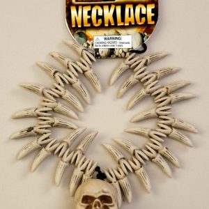 Skull And Teeth Necklace Accessory