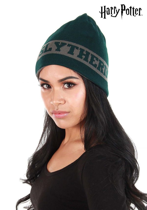 Slytherin Reversible Knit Beanie