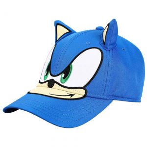 Sonic the Hedgehog 3D Cosplay Curved Bill Snapback Hat