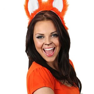 Sound Activated Moving Fox Ears Headband