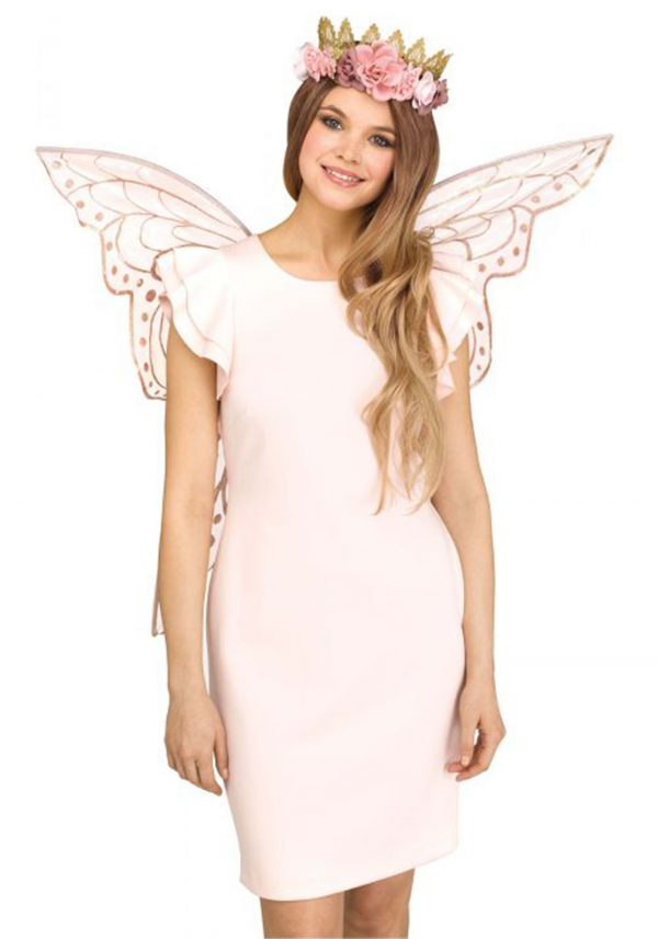 Sparkle Rose Gold Fairy Wings
