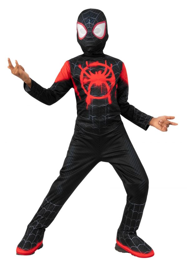 Spider-Man Into the Spider-Verse Kids Miles Morales Costume