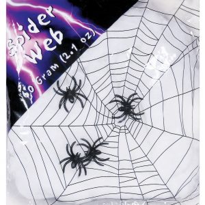 Spider Web with Spiders Halloween Prop