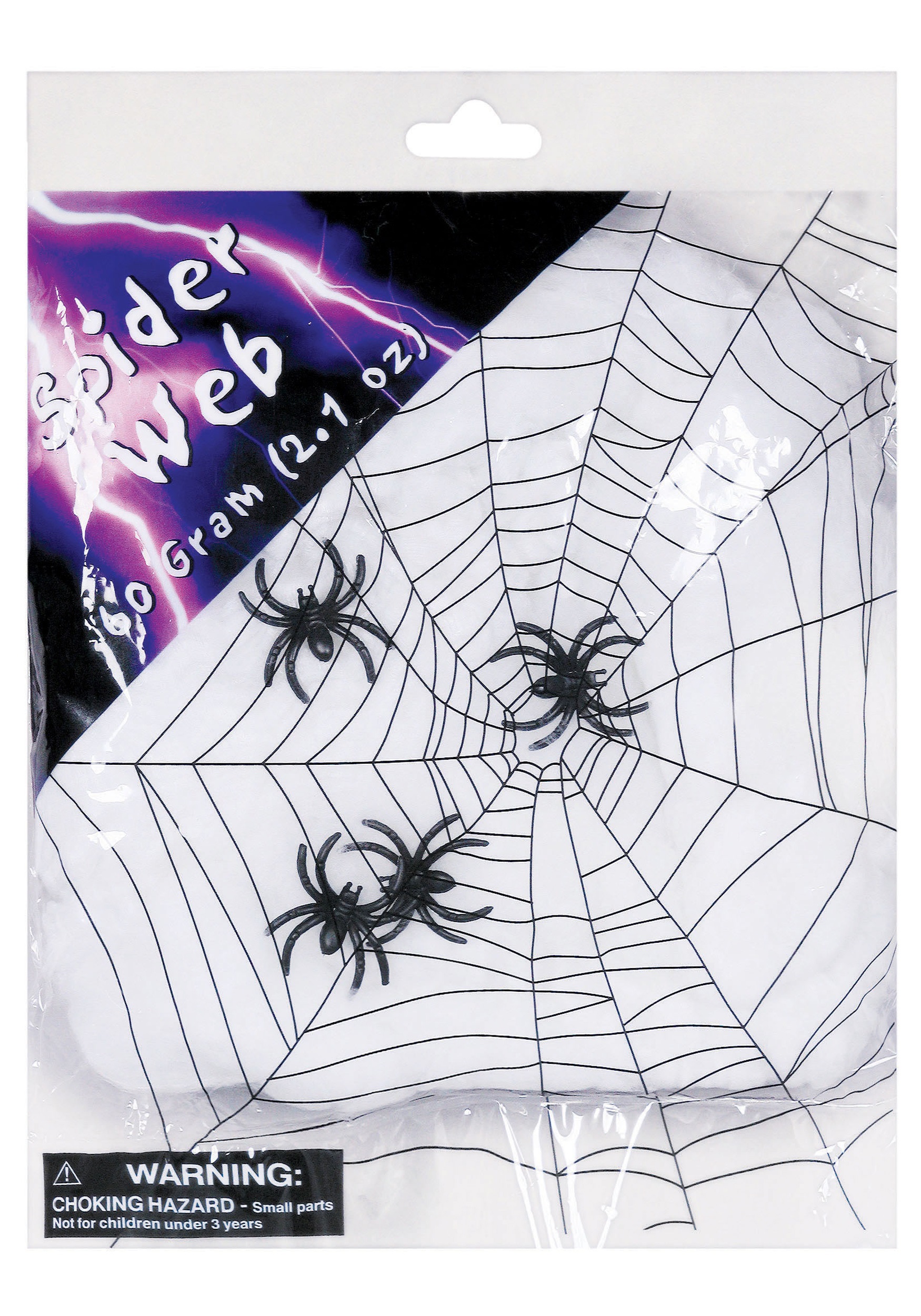 Spider Web with Spiders Halloween Prop