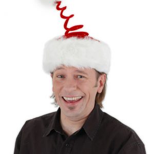Springy Santa Costume Hat