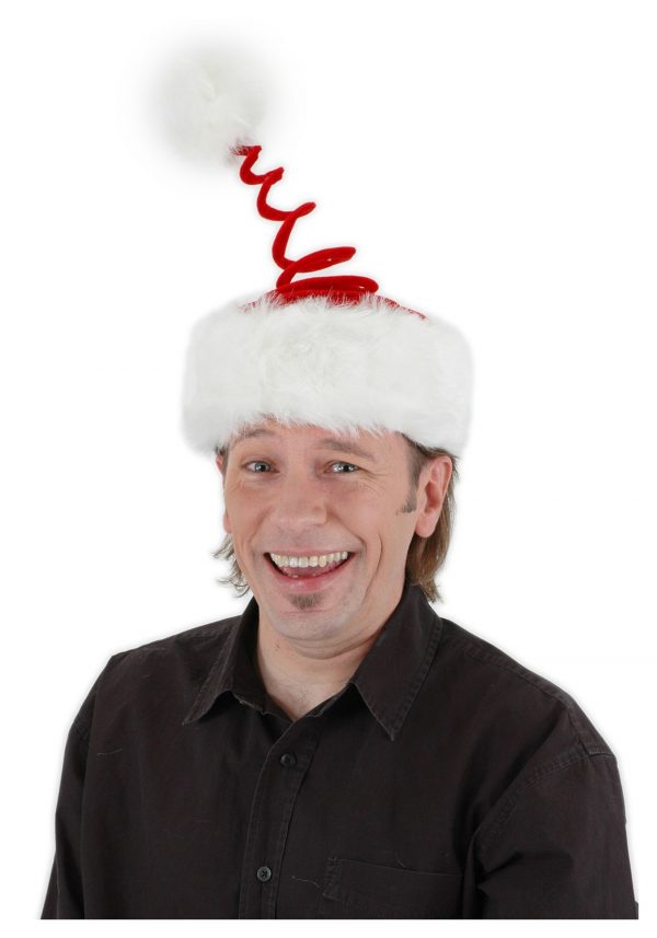 Springy Santa Costume Hat