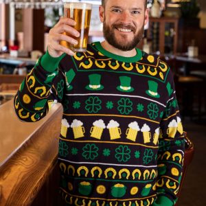 St Patrick's Fair Isle Sweater for Adults