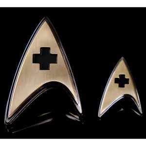 Star Trek: Discovery - Enterprise Medical Badge and Pin Set