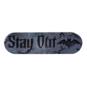 Stay Out Foam Sign 18" Decoration