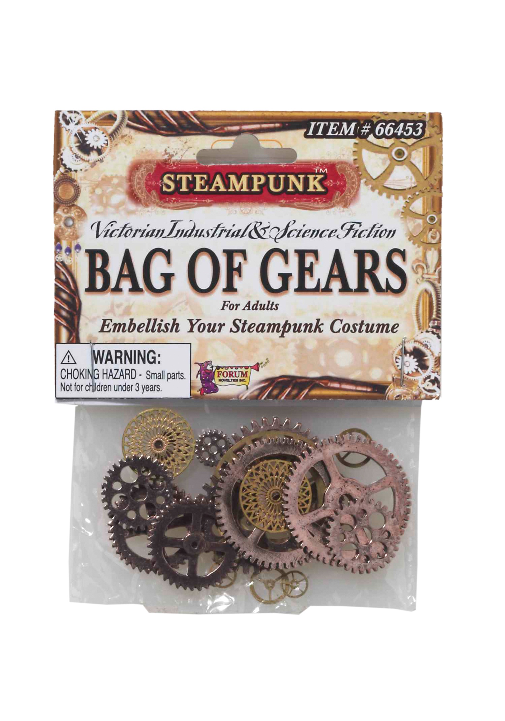 Steampunk Bag of Gears Accessory