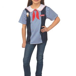 Stranger Things: Robin's Scoops Ahoy Uniform Kids Costume