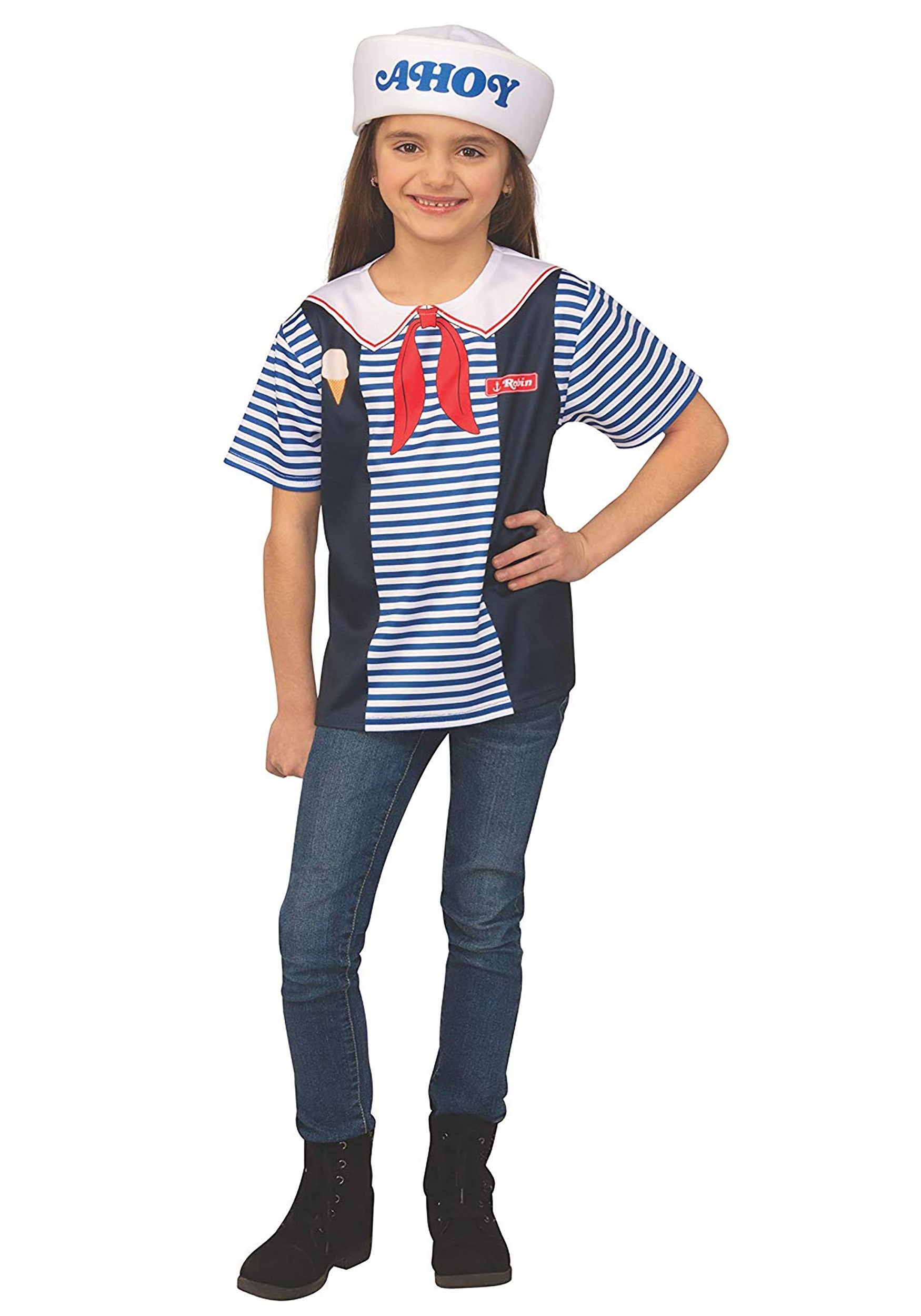 Stranger Things: Robin’s Scoops Ahoy Uniform Kids Costume