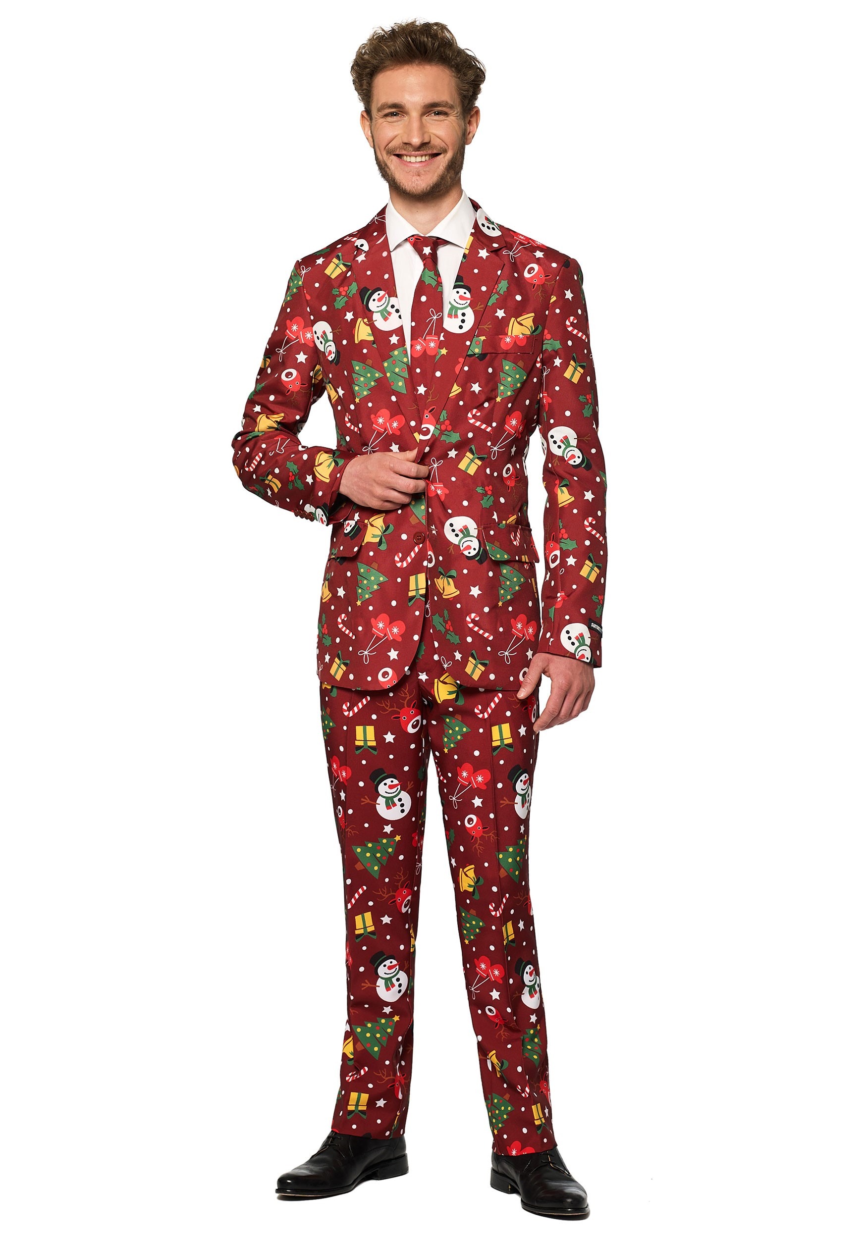 Suitmeister Christmas Red Light Up Men’s Suit
