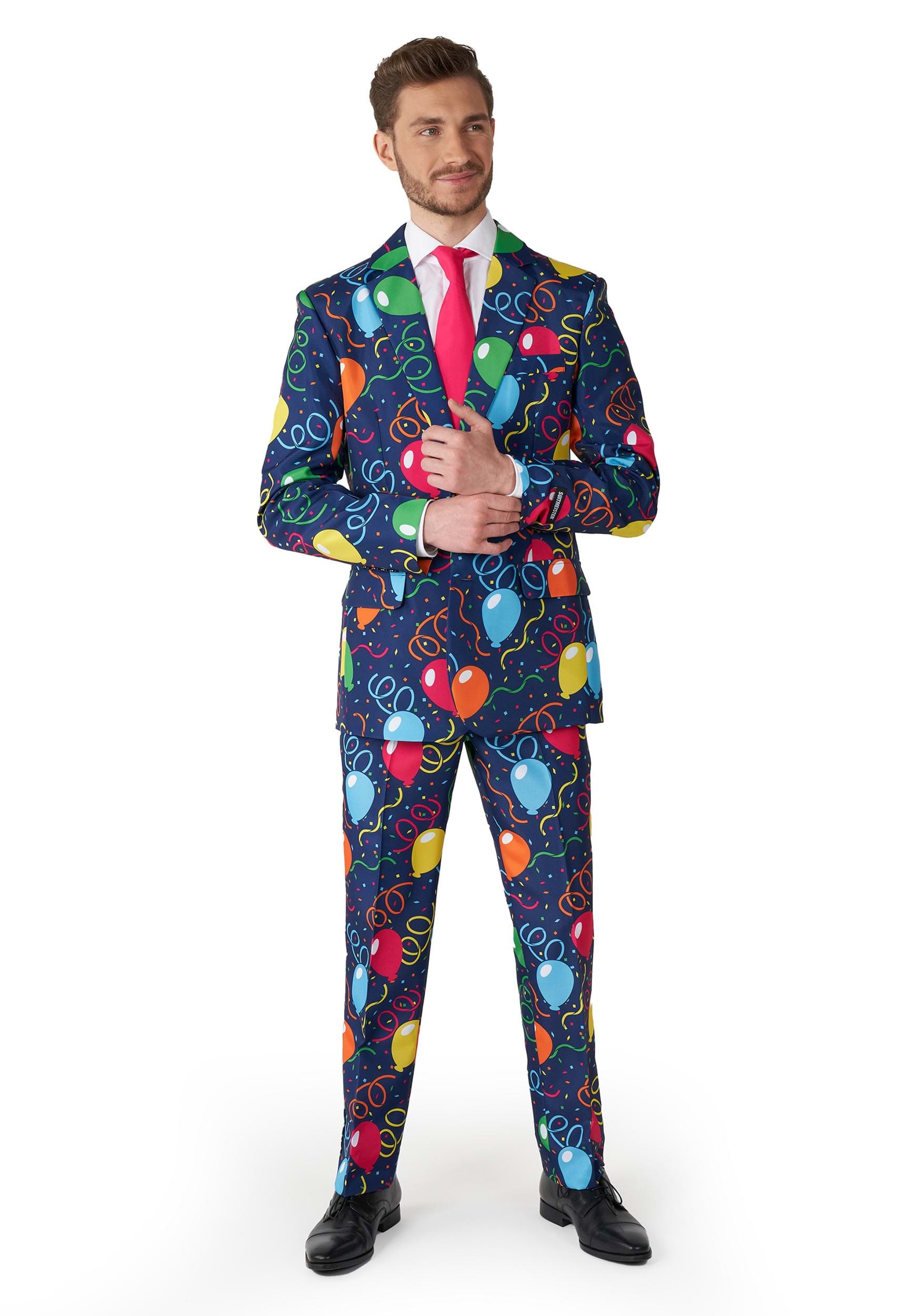 Suitmeister Confetti Balloons Navy Suit