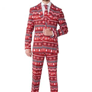 Suitmeister Nordic Pixel Red Suit