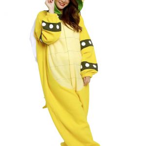 Super Mario Brothers Bowser Kigurumi Costume for Adults