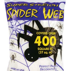 Super Stretch 400 Square FT Spider Web Decoration