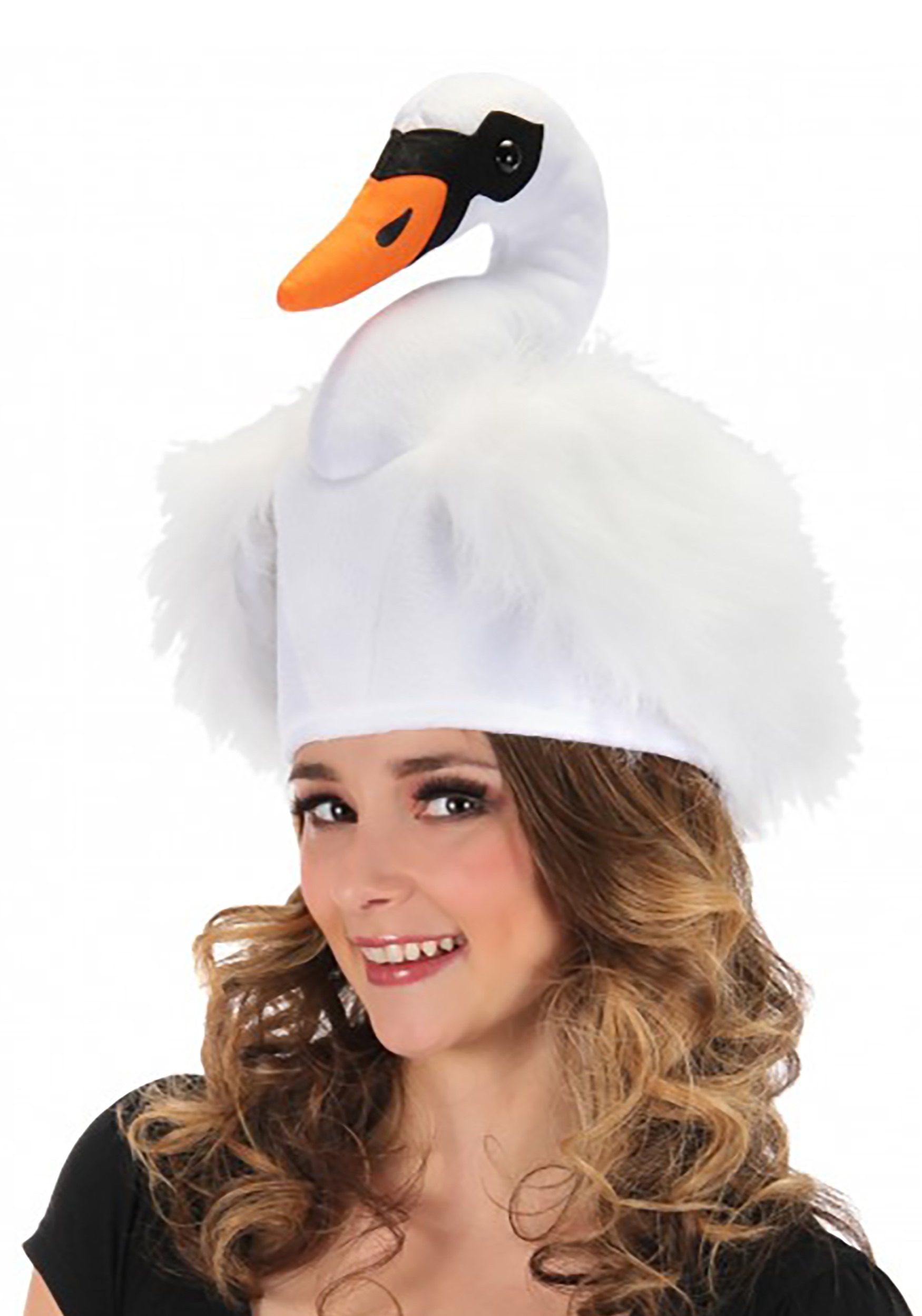 Swan Plush Costume Hat