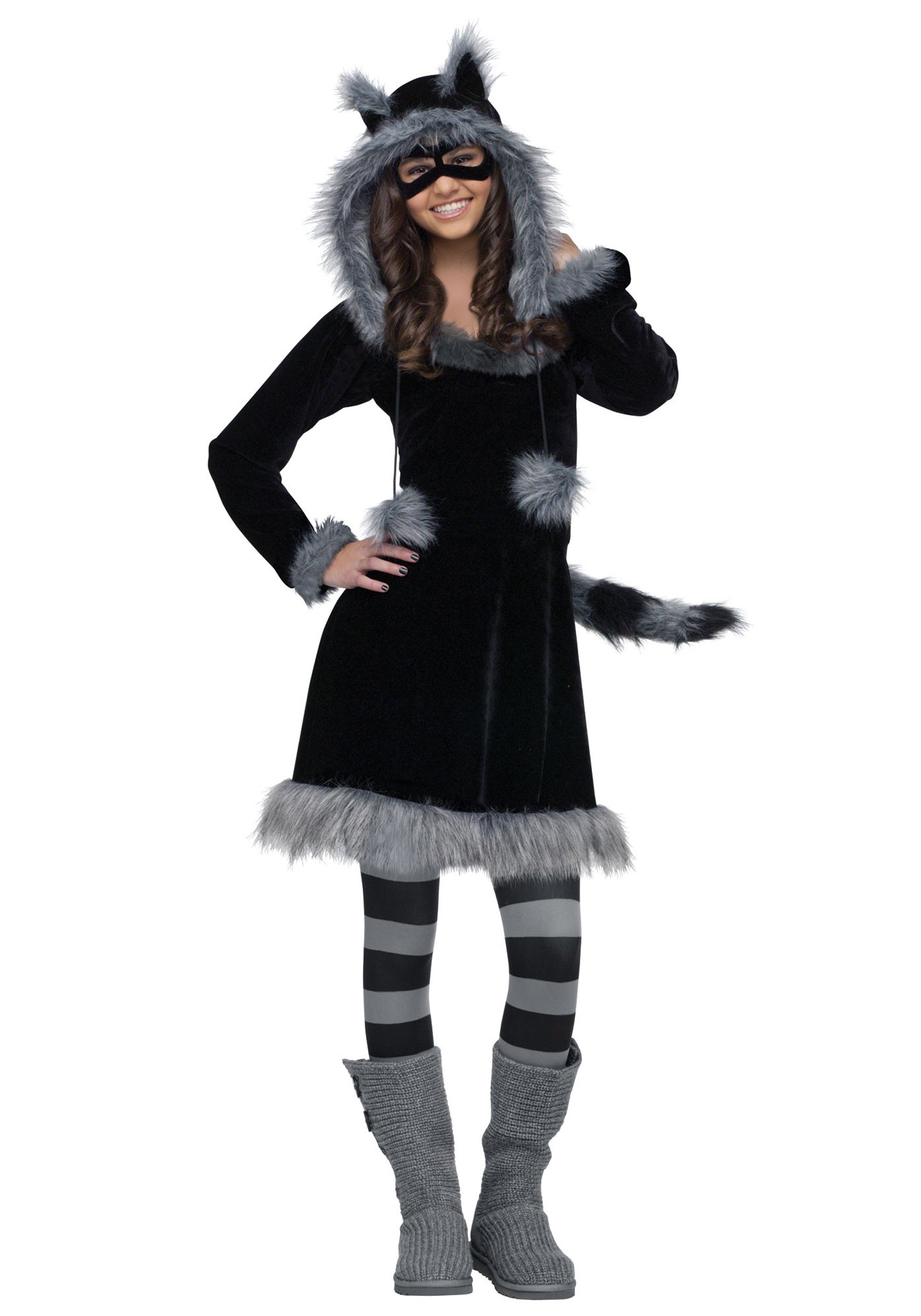 Sweet Raccoon Costume For Teens